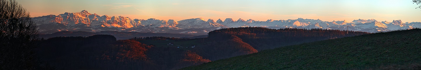 Bild "Bergpanorama Fernsicht Säntis Churfirsten"