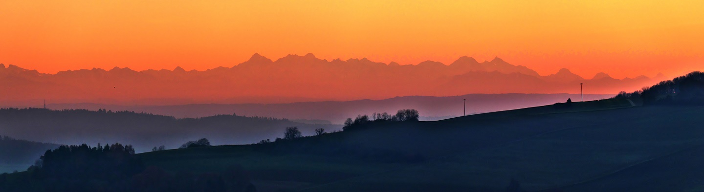 Bild "Hegau Sickerberg Alpenpanorama Berner Oberland"